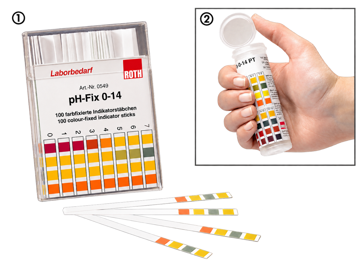 Universele indicatorstrookjes pH-Fix 0–14 pH · Default Title